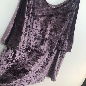Velvet Flowy Tank Top๐
